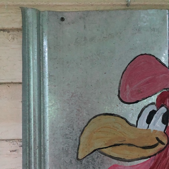 Wall art inside/outside on metal board. - Picture 5 of 5